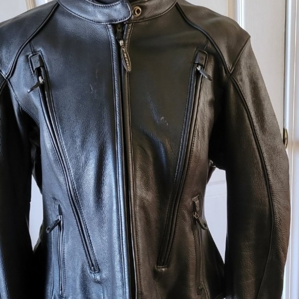 Harley-Davidson FXRG Leather Jacket w/Lining (Womens Med)